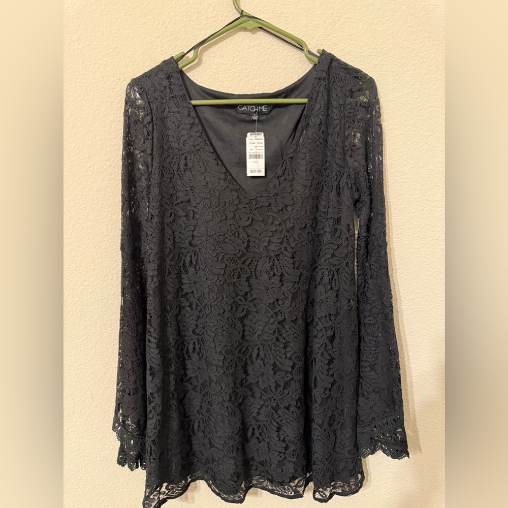 CATCH ME Lace Floral Dress